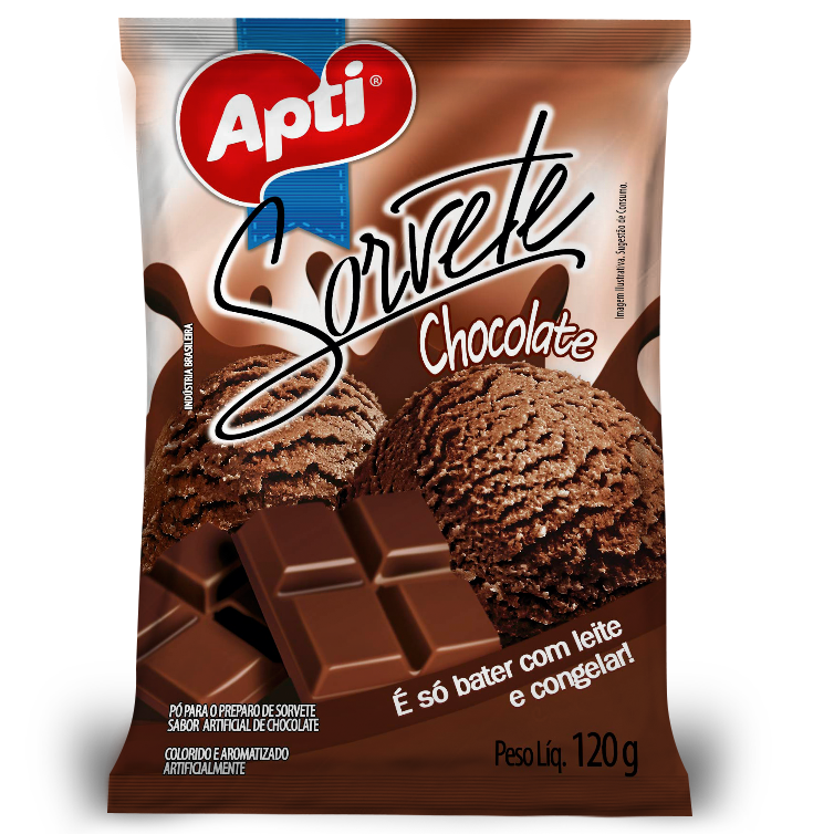 Sorvete Chocolate 120g Apti