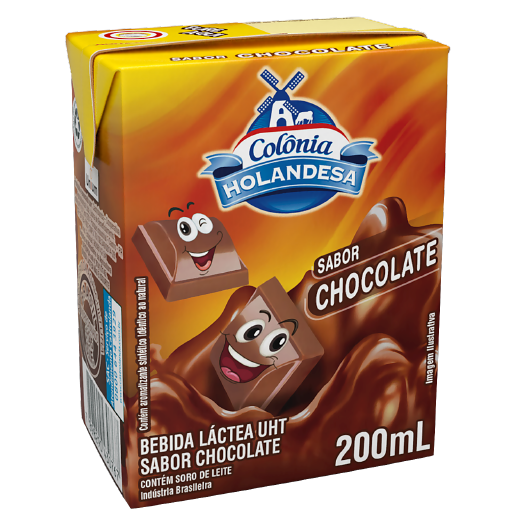 Bebida Láctea Chocolate Colônia Holandesa 200ml