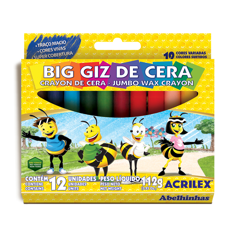 GIZ DE CERA - Abelhinhas Acrilex