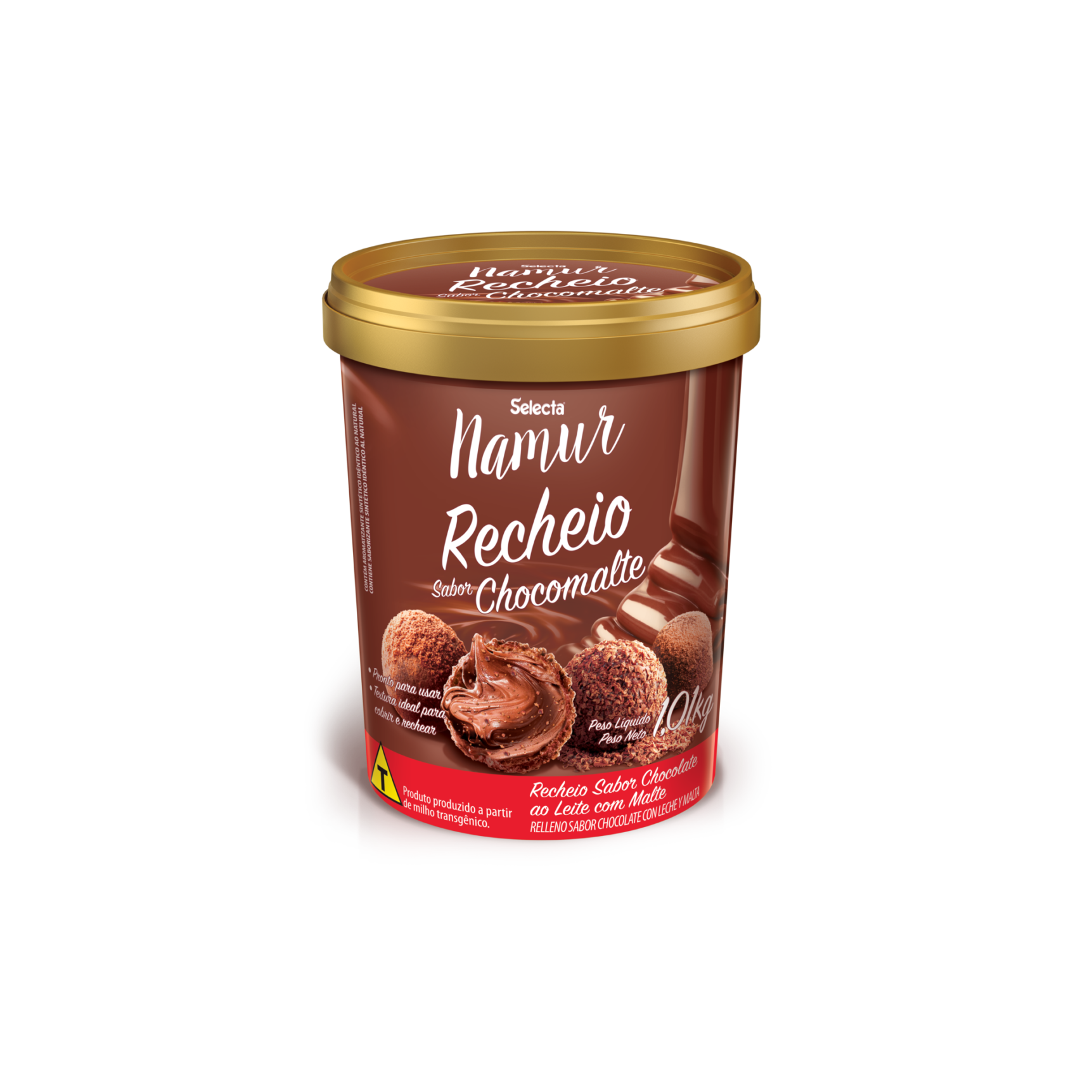 Recheio Sabor Chocolate Selecta Namur 1,01kg