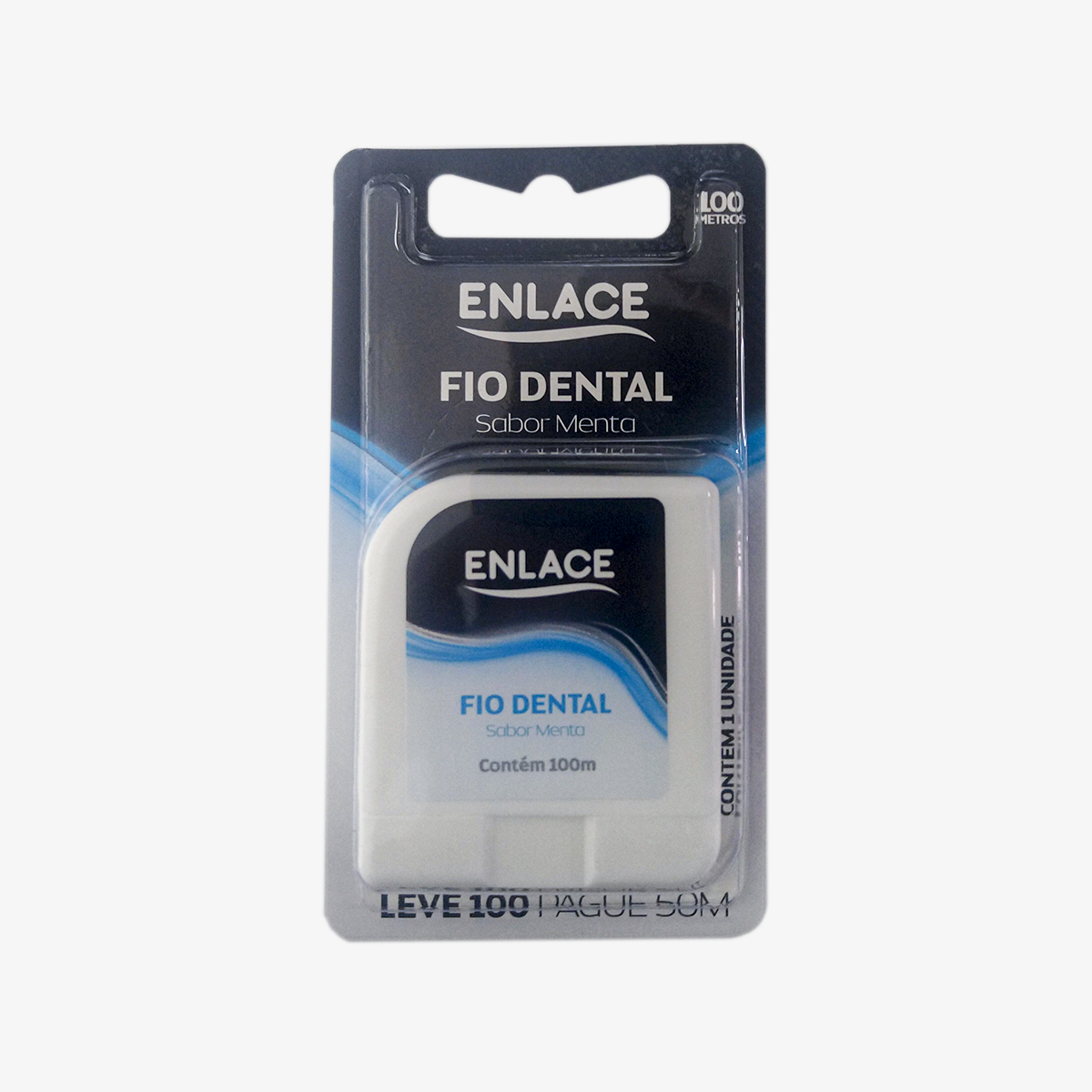 Fio dental Enlace sabor menta 100m – Ultrapack