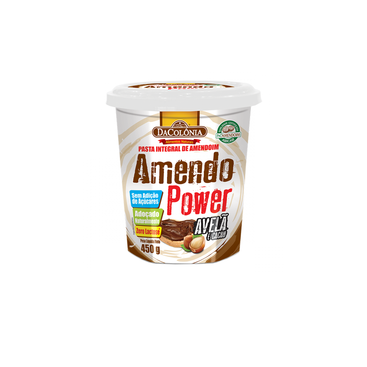 Pasta De Amendoim – Amendo Power Avelã E Cacau Proteico (DaColônia)